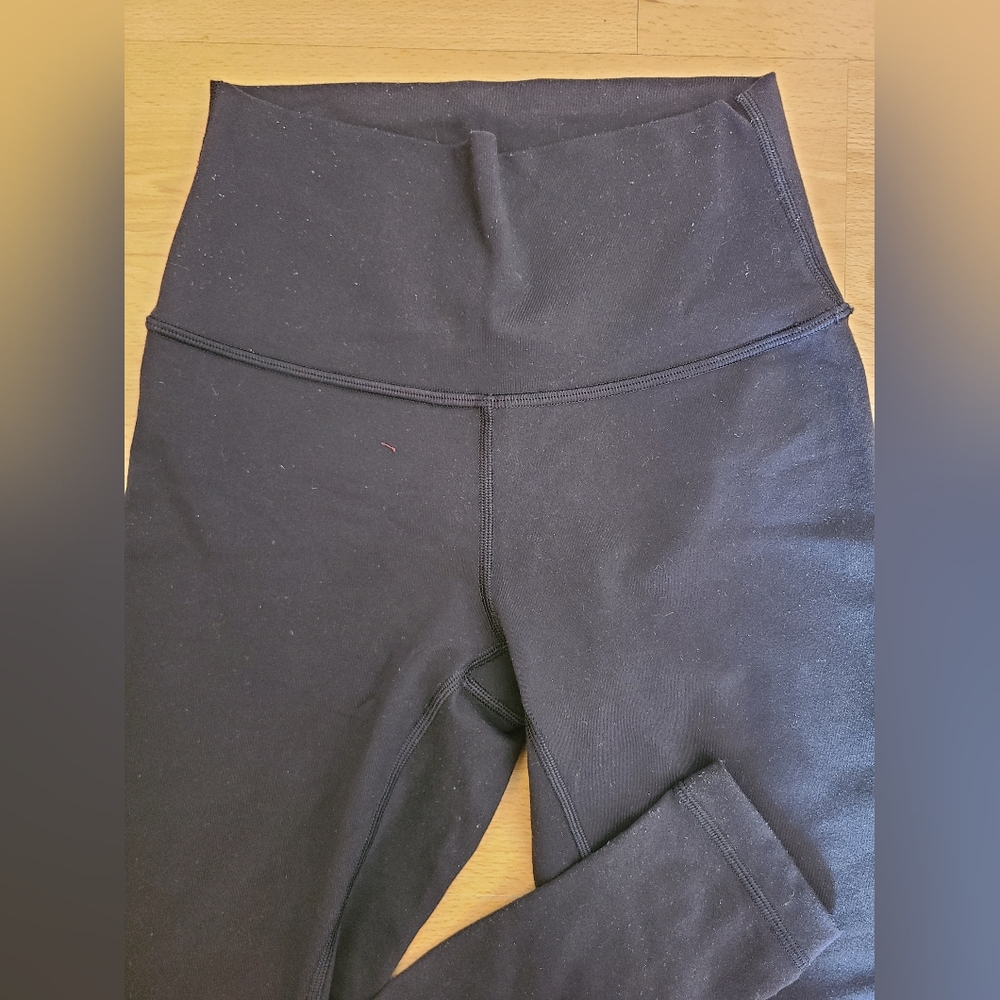 Lululemon Wunder Under High-Rise (9 inches) Tight *Full-On Luon 28" Black size 4 - Picture 7 of 11